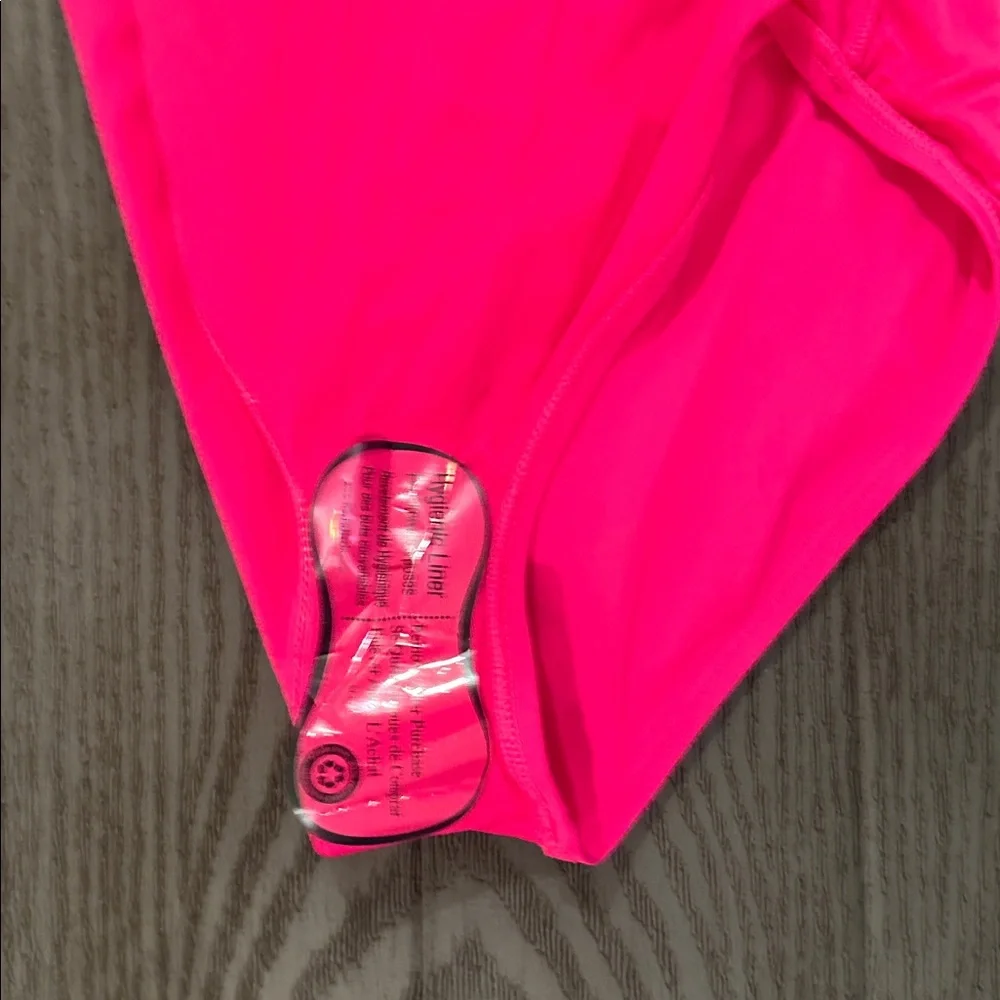 Michael Kors  Hot Pink One-Piece Swimsuit with Adjustable Straps